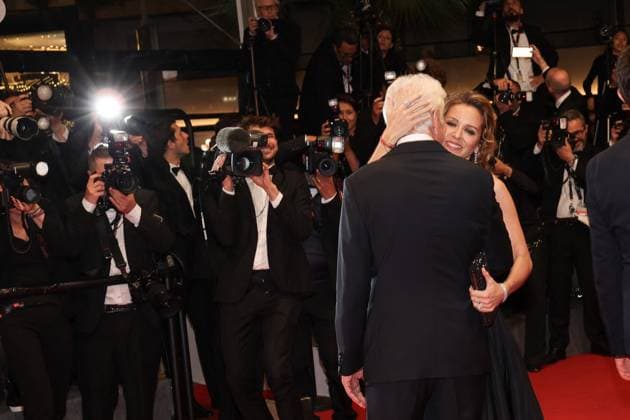Descente des marches du film Oh Canada lors du 77eme Festival International du Film de Cannes, au Palais des Festivals Ã Cannes Richard Gere et sa femme Alejandra Silva Descente des marches du film Oh Canada lors du 77eme Festival International du Film de Cannes, au Palais des Festivals Ã Cannes On may 17th 2024 Jacovides Moreau Bestimage People leaving the red carpet of the movie Oh Canada during the 77th Cannes International Film Festival at the Palais des Festivals in Cannes, France On may 17th 2024 Cannes France  Copyright: xJACOVIDES-MOREAUx xBESTIMAGExJACOVIDES-MOREAUx xBESTIMAGEx