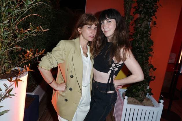 Cannes - The Nespresso x Vanity Fair x Instagram Party Cecile Togni and Tania Bruna Rosso attending the Nespresso x Vanity Fair x Instagram Party at the Plage Nespresso at the 77th annual Cannes Film Festival on May 17, 2024 in Cannes, France. Photo by Jerome DominÃ ABACAPRESS.COM  Copyright: xDominexJerome ABACAx