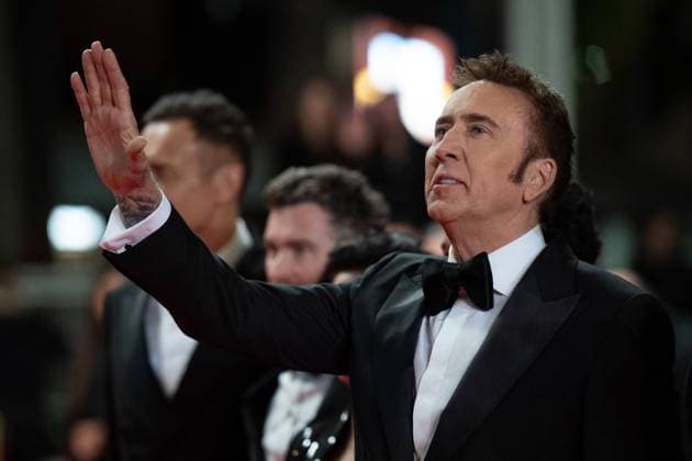 Cannes The Surfer Premiere Nicolas Cage attending The Surfer Premiere as part of the 77th Cannes International Film Festival in Cannes, France on May 17, 2024. Photo by Aurore Marechal ABACAPRESS.COM Cannes France  Copyright: xMarechalxAurore ABACAx