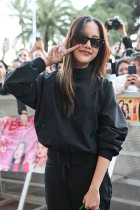Cannes - Backy Freen Exits The Martinez Becky Freen is spotted at Hotel Martinez during the 77th Cannes Film Festival in Cannes, France on May 17, 2024. Photo by Marco Piovanotto ABACAPRESS.COM Cannes France  Copyright: xPiovanottoxMarco ABACAx