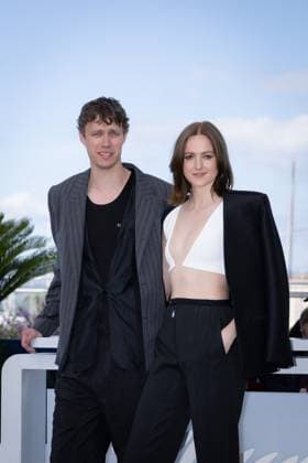 Cannes - Armand Photocall Halfdan Ullmann Tondel and Renate Reinsve attend the Armand Photocall at the 77th annual Cannes Film Festival at Palais des Festivals on May 18, 2024 in Cannes, France. Photo by Shootpix ABACAPRESS.COM Cannes France  Copyright: xShootpix ABACAx