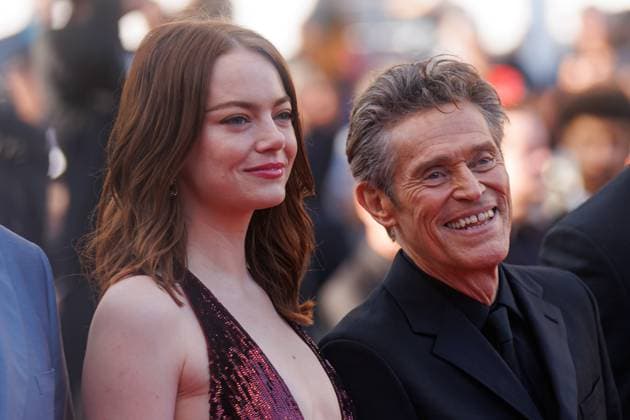 Festival de Cannes Carpet Kinds of Kindness Emma Stone and Willem Dafoe at the premiere Kinds of Kindness during the 77th International Film Festival at the Palais de Festival in Cannes on 17 May 2024 Copyright: xEventpressxKochanx