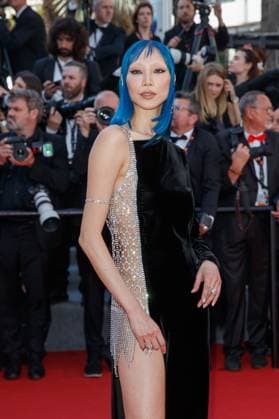 Festival de Cannes Carpet Kinds of Kindness Soo Joo Park at the premiere Kinds of Kindness during the 77th Cannes International Film Festival at the Palais de Festival in Cannes on 17 05 2024 Copyright: xEventpressxKochanx