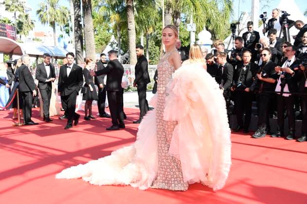 Kimberley Garner at the KINDS OF KINDNESS premiere at the 77 th Cannes Film Festival 17 05 2024