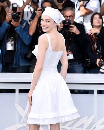77th Cannes Film Festival 2024 Photocall film Kinds of kindness Cannes, 77th Cannes Film Festival 2024 Photocall film Kinds of kindness In the photo: Hunter Schafer Cannes France  Copyright: xIPA ABACAx