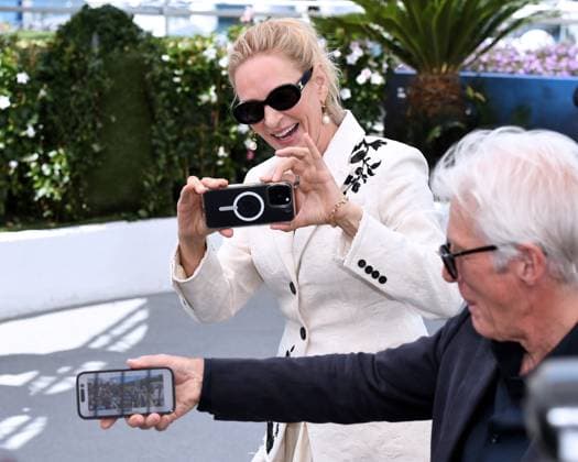 Cannes, 77th Cannes Film Festival 2024 Photocall film Oh, Canada In the photo: Richard gere, Uma Thurman  Copyright: xAlbertoxTerenghix xipa-agency.nex xPoolxPhotoxEventsx03x IPA_Agency_IPA46213627