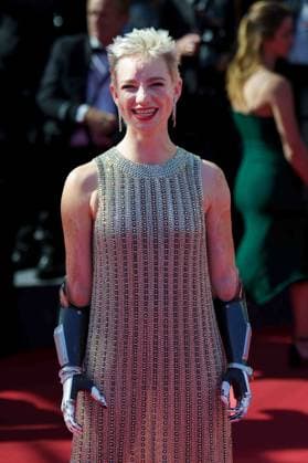 Cannes, France 17th May, 2024 Bebe Vio attends Kinds of Kindness Screening red carpet at the 77th annual Cannes Film Festival at Palais des Festivals on May 17, 2024 in Cannes, France CINEMA 77eme Festival de Cannes Red Carpet du film Kinds of Kindness 17 05 2024 NorbertScanella Panoramic 