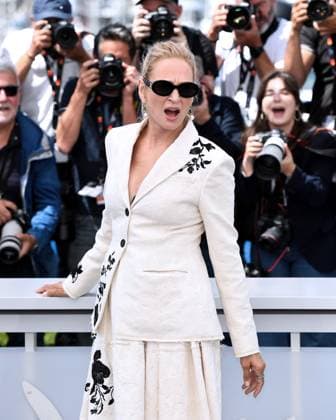77th Cannes Film Festival 2024 Photocall film Oh, Canada Cannes, 77th Cannes Film Festival 2024 Photocall film Oh, Canada In the photo: Uma Thurman Cannes France  Copyright: xIPA ABACAx