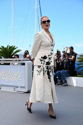 Cannes, 77th Cannes Film Festival 2024, Photocall Film Ã?Oh CanadaO Cannes, 77th Cannes Film Festival 2024, Photocall Film Oh Canada in the photo Uma Thurman Cannes France  Copyright: xIPA ABACAx
