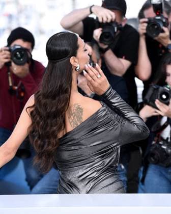 77th Cannes Film Festival 2024 Photocall film La Belle De Gaza Cannes, 77th Cannes Film Festival 2024 Photocall film La Belle De Gaza In the photo: Talleen Abu Hanna Cannes France  Copyright: xIPA ABACAx