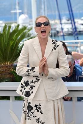 Entertainment Bilder des Tages Oh Canada photocall at 77th Festival de Cannes - Cannes, France CANNES, FRANCE. May 18, 2024: Uma Thurman at the Oh, Canada photocall at the 77th Festival de Cannes. Picture: Paul Smith Featureflash Cannes France  Copyright: xPaulxSmithx xFeatureflashx