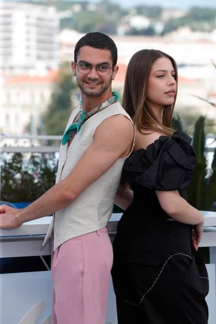Three Kilometres To The End Of The World photocall in Cannes CANNES, FRANCE - MAY 18: Ciprian Chiujdea and Ingrid Micu-Berescu attends the Trei Kilometri Pana La Capatul Lumii (Three Kilometres To The End Of The World) photocall at the 77th annual Cannes Film Festival at Palais des Festivals on May 18, 2024 in Cannes, France. CAP GOL GOL Cannes Provence-Alpes-CÃ te d Azur France Copyright: xRickxGold CapitalxPicturesx