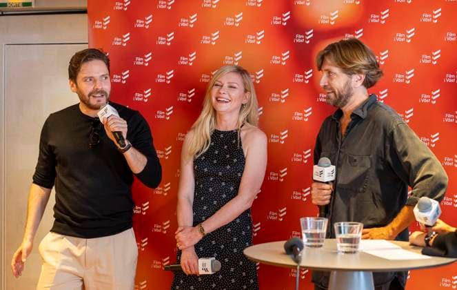 CANNES 20230518 Director Ruben Östlund presented the actors Kirsten Dunst and Daniel Brühl who appear in his new film The Entertainment system is down at Film I Västs press conference during the Film Festival in Canned on May 18, 2024 CANNES FRANCE x12035x  Copyright: xChristinaxKronÃ r TTx FILMFESTIVALEN I CANNES PXJA27Wmcf0
