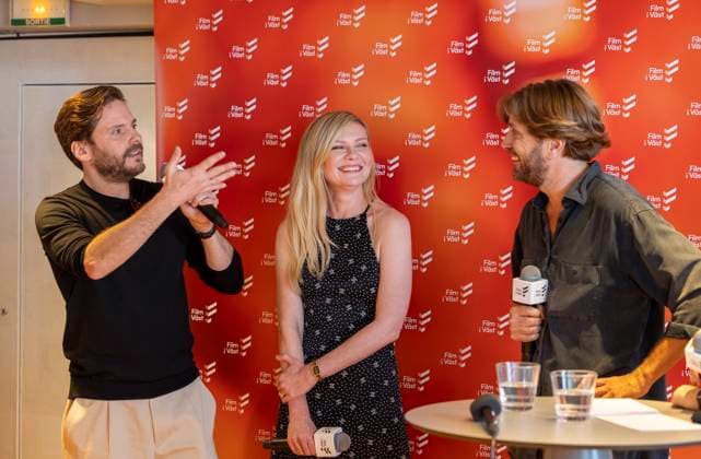 CANNES 20230518 Director Ruben Östlund presented the actors Kirsten Dunst and Daniel Brühl who appear in his new film The Entertainment system is down at Film I Västs press conference during the Film Festival in Canned on May 18, 2024 CANNES FRANCE x12035x  Copyright: xChristinaxKronÃ r TTx FILMFESTIVALEN I CANNES u_U0qaBMG1U
