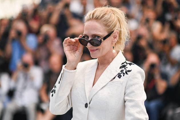 Cannes Oh Canada Photocall Uma Thurman attending the Oh Canada Photocall as part of the 77th Cannes International Film Festival in Cannes, France on May 18, 2024. Photo by Aurore Marechal ABACAPRESS.COM Cannes France  Copyright: xMarechalxAurore ABACAx