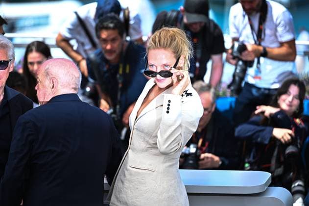 May 18, 2024, Cannes, Cannes, France: UMA THURMAN attends the Oh, Canada Photocall at the 77th annual Cannes Film Festival at Palais des Festivals on May 18, 2024 in Cannes, France. Cannes France - ZUMAk160 20240518_zip_k160_038 Copyright: xStefanosxKyriazisx