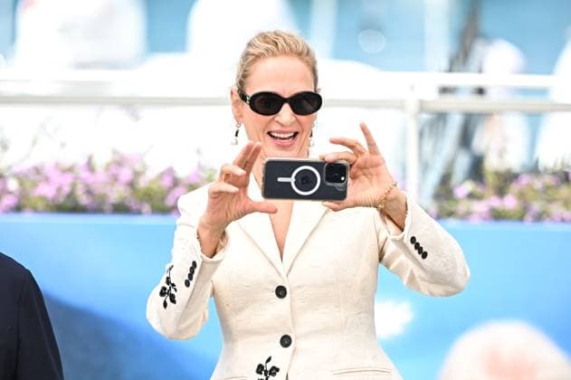 May 18, 2024, Cannes, Cannes, France: UMA THURMAN attends the Oh, Canada Photocall at the 77th annual Cannes Film Festival at Palais des Festivals on May 18, 2024 in Cannes, France. Cannes France - ZUMAk160 20240518_zip_k160_043 Copyright: xStefanosxKyriazisx