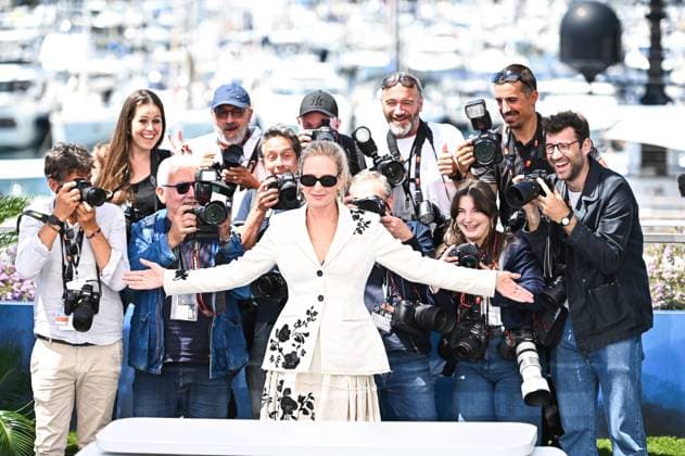 News - Oh, Canada Photocall - The 77th Annual Cannes Film Festival Uma Thurman attends the Oh, Canada Photocall at the 77th annual Cannes Film Festival at Palais des Festivals on May 18, 2024 in Cannes, France. Cannes Palais des Festival France Copyright: xStefanosxKyriazisx xLiveMediax LPN_1358154