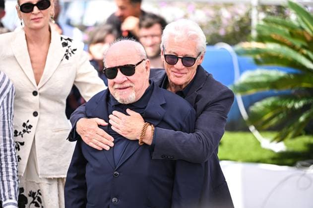 May 18, 2024, Cannes, Cannes, France: PAUL SCHRADER and RICHARD GERE attend the Oh, Canada Photocall at the 77th annual Cannes Film Festival at Palais des Festivals on May 18, 2024 in Cannes, France. Cannes France - ZUMAk160 20240518_zip_k160_040 Copyright: xStefanosxKyriazisx