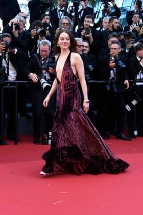 Emma Stone at the Kind of Kindness film premiere on 17 05 2024 in Cannes Cannes Film Festival 2024 Kind of Kindness film premiere