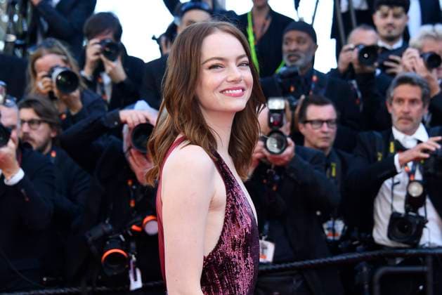 Emma Stone at the Kind of Kindness film premiere on 17 05 2024 in Cannes Cannes Film Festival 2024 Kind of Kindness film premiere