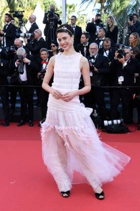 Margaret Qualley at the Kind of Kindness film premiere on 17 05 2024 in Cannes Cannes Film Festival 2024 Kind of Kindness film premiere