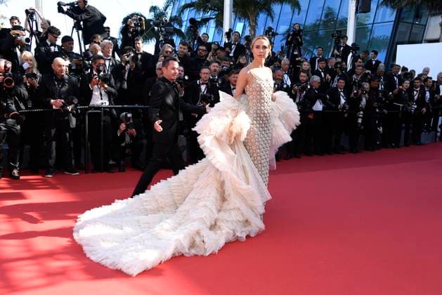 Kimberley Garner at the Kind of Kindness film premiere on 17 05 2024 in Cannes Cannes Film Festival 2024 Kind of Kindness film premiere