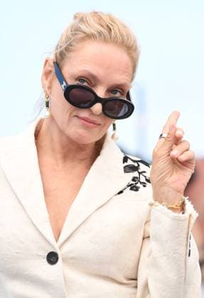 American actress Uma Thurman attends the photo call for Oh Canada at the 77th Cannes Film Festival in Cannes, France on Saturday, May 18, 2024.  CAN20240518150 RUNExHELLESTAD