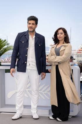 Cannes - Everybody Loves Touda Photocall Nabil Ayouch and Nisrin Erradi attend the Everybody Loves Touda Photocall at the 77th annual Cannes Film Festival at Palais des Festivals on May 18, 2024 in Cannes, France. Photo by ShootPix ABACAPRESS.COM Cannes France  Copyright: xShootpix ABACAx