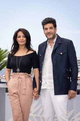 Cannes - Everybody Loves Touda Photocall Jury Member, Maryam Touzani and Nabil Ayouch attend the Everybody Loves Touda Photocall at the 77th annual Cannes Film Festival at Palais des Festivals on May 18, 2024 in Cannes, France. Photo by ShootPix ABACAPRESS.COM Cannes France  Copyright: xShootpix ABACAx