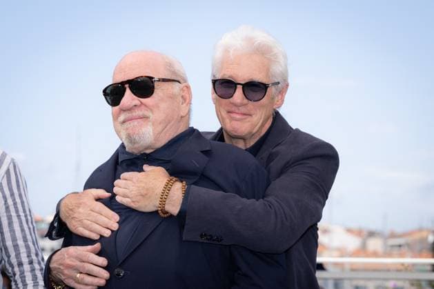 Cannes - Oh Canada Photocall Paul Schrader and Richard Gere attend the Oh, Canada Photocall at the 77th annual Cannes Film Festival at Palais des Festivals on May 18, 2024 in Cannes, France. Photo by ShootPix ABACAPRESS.COM Cannes France  Copyright: xShootpix ABACAx