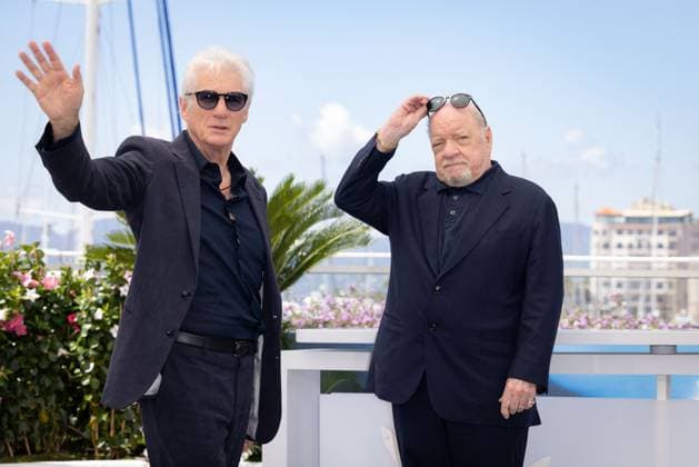 Cannes - Oh Canada Photocall Paul Schrader and Richard Gere attend the Oh, Canada Photocall at the 77th annual Cannes Film Festival at Palais des Festivals on May 18, 2024 in Cannes, France. Photo by ShootPix ABACAPRESS.COM Cannes France  Copyright: xShootpix ABACAx