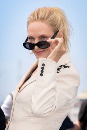 Cannes - Oh Canada Photocall Uma Thurman attends the Oh, Canada Photocall at the 77th annual Cannes Film Festival at Palais des Festivals on May 18, 2024 in Cannes, France. Photo by ShootPix ABACAPRESS.COM Cannes France  Copyright: xShootpix ABACAx