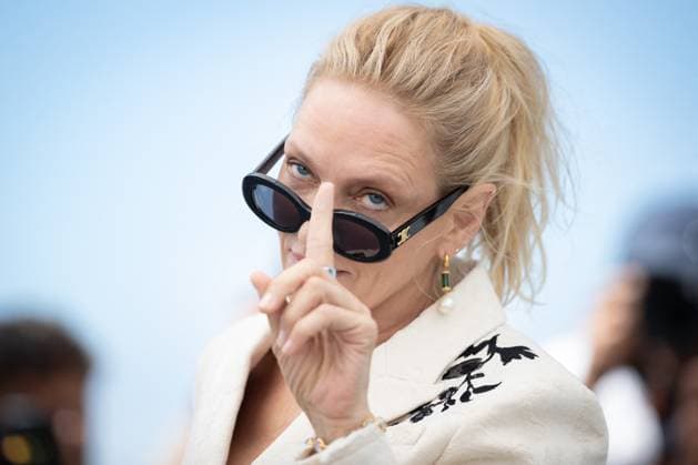 Cannes - Oh Canada Photocall Uma Thurman attends the Oh, Canada Photocall at the 77th annual Cannes Film Festival at Palais des Festivals on May 18, 2024 in Cannes, France. Photo by ShootPix ABACAPRESS.COM Cannes France  Copyright: xShootpix ABACAx
