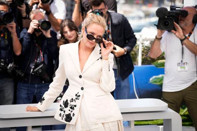 IPP Photo Daniele Cifala™ Cannes 18 05 2024 Oh, Canada Photocall The 77th Annual Cannes Film Festival in the photo Uma Thurman Italy Photo Press World Copyright