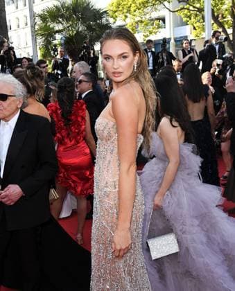 Cannes, 77th Cannes Film Festival 2024, Fifth Evening Red Carpet Emilia Perez Cannes, 77th Cannes Film Festival 2024, Fifth evening Evening - red carpet of the film Emilia Perez. In the photo: Romee Strijd Cannes France  Copyright: xIPA ABACAx