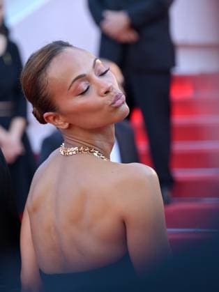 Emilia Perez premiere at 77th Festival de Cannes - Cannes, France CANNES, FRANCE. May 18, 2024: Zoe Saldana at the Emilia Perez premiere at the 77th Festival de Cannes. Picture: Paul Smith Featureflash Cannes France  Copyright: xPaulxSmithx xFeatureflashx