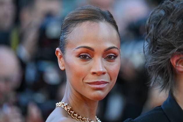 Cannes 2024 Premiere Emilia Perez Zoe Saldana attending the premiere of the movie Emilia Perez during the 77th Cannes Film Festival in Cannes, France on May 18, 2024. Photo by Julien Reynaud APS-Medias ABACAPRESS.COM Cannes France  Copyright: xReynaudxJulien APS-Medias ABACAx