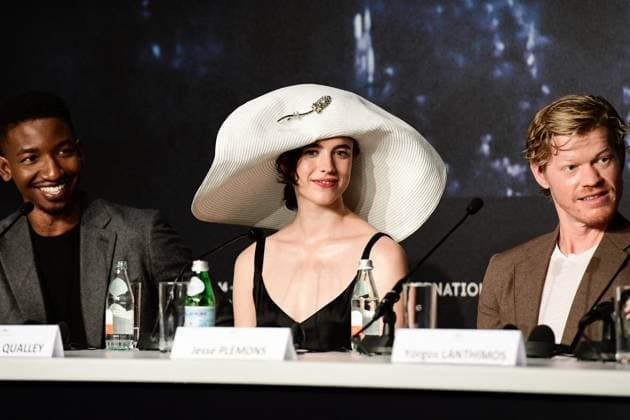 ConfÃ rence de presse du film Kinds of kindness lors du 77eme Festival International du Film de Cannes Mamoudou Athie, Margaret Qualley, Jesse Plemons ConfÃ rence de presse du film Kinds of kindness lors du 77eme Festival International du Film de Cannes le 18 mai 2024 Valentina Claret Pool Cannes Bestimage Press conference for the film Kinds of Kindness at the 77th Cannes International Film Festival on 18 May 2024 Cannes France  Copyright: xPoolxCannesx xBestimagexPoolxCannesx xBestimagex