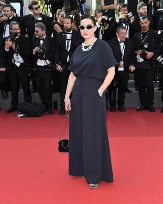 77th Cannes Film Festival 2024, Red carpet film Emilia PÃ rez Cannes, 77th Cannes Film Festival 2024, Red carpet film Emilia PÃ rez In the photo: Rebecca Zlotowski Cannes France  Copyright: xIPA ABACAx