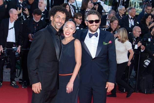 Cannes Emilia Perez Red Carpet NG James Franco, Elise Tilloloy and Tomer Sisley attending the ?Emilia Perez? Screening and Red Carpet at Palais Des Festivals in Cannes, France on May 18 2024 as part of the 77th Cannes Film Festival. Photo by Nicolas Genin ABACAPRESS.COM Cannes France  Copyright: xGeninxNicolas ABACAx