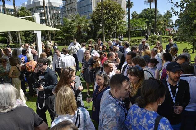 Guests at the Medienboard reception at the 77th Cannes Film Festival 18 05 2024