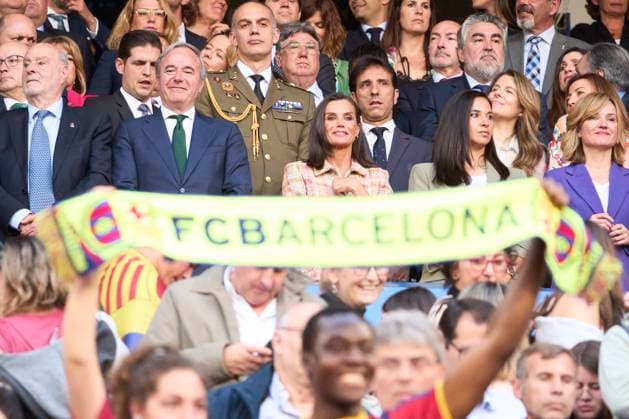 Entertaintment Bilder des Tages Queen Letizia attends Spanish Queen s Cup final match Queen Letizia of Spain attends Spanish Queen s Cup final match between FC Barcelona and Real Sociedad at La Romareda Stadium on May 18, 2024 in Zaragoza, Spain Photo by IMAGO MPG Zaragoza La Romareda Stadium Aragon Spain  Copyright: xMPGx