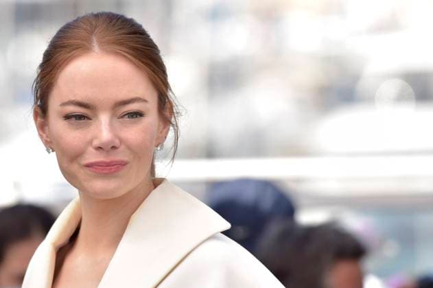 Emma Stone attends the Kinds Of Kindness Photocall at the 77th annual Cannes Film Festival at Palais des Festivals on Saturday, May 18, 2024 in Cannes, France.  CAN20240518223 RoccoxSpaziani