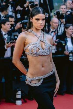 77eme Festival International du Film de Cannes Montee des marches du film Emilia Perez 77th International Cannes Film Festival Red carpet of Emilia Perez movie 305144 2024 05 18 Alpes Maritimes Cannes France  Copyright: xTerencexBaelenx STAR_305144_016