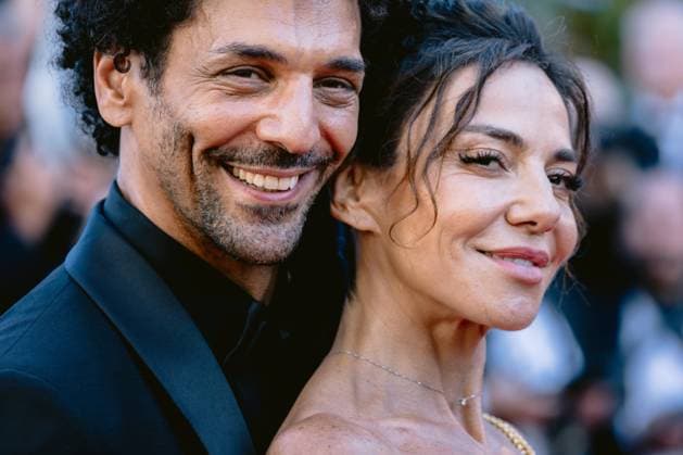 77eme Festival International du Film de Cannes Montee des marches du film Emilia Perez 77th International Cannes Film Festival Red carpet of Emilia Perez movie 305144 2024 05 18 Alpes Maritimes Cannes France Sisley, Tomer Zeitoun, Sandra  Copyright: xTerencexBaelenx STAR_305144_058