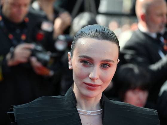 Cannes, France: Cannes, 77th Cannes Film Festival 2024, Fifth evening Evening - red carpet of the film Emilia Perez. In the photo: Mary Leest Cannes France  - ZUMAp169 20240519_zea_p169_135 Copyright: xManuelexMangiarottix