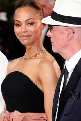 Zoe Saldana and Jacques Audiard after the premiere of the feature film Emilia Perez at the Festival de Cannes 2024 77 Cannes International Film Festival at the Palais des Festivals Cannes, 18 05 2024 Foto:xD.xBedrosianx xFuturexImagex perez_4672
