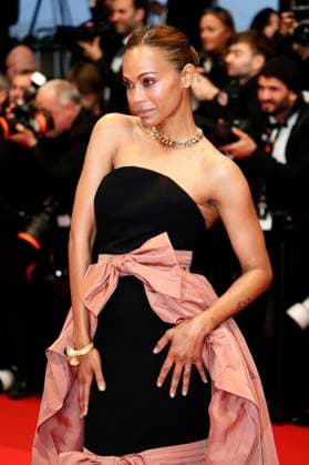 Zoe Saldana after the premiere of the feature film Emilia Perez at the Festival de Cannes 2024 77 Cannes International Film Festival at the Palais des Festivals Cannes, 18 05 2024 Foto:xD.xBedrosianx xFuturexImagex perez_4694