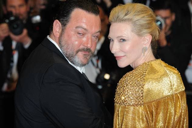 Cannes Rumours Red Carpet NG Cate Blanchett and Denis Menochet attending the ?Rumours? Screening and Red Carpet at Palais Des Festivals in Cannes, France on May 18 2024 as part of the 77th Cannes Film Festival. Photo by Nicolas Genin ABACAPRESS.COM Cannes France  Copyright: xGeninxNicolas ABACAx